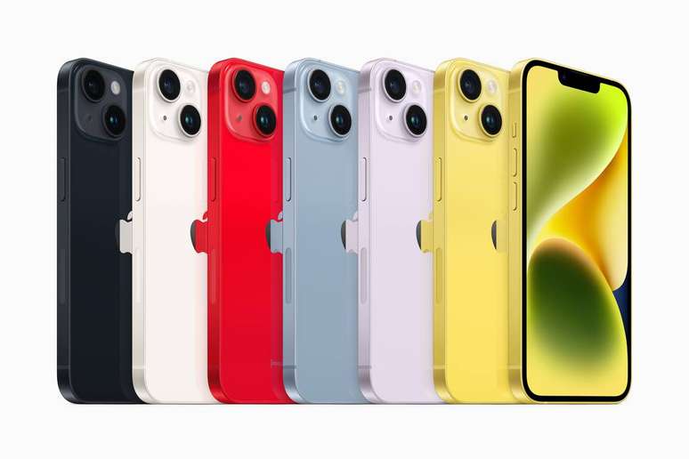 iPhone 14 amarelo