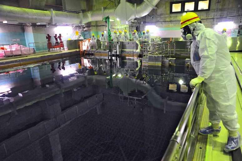 Pool in which waste from Fukushima's nuclear reactors was cooled (Image: IAEA Imagebank/CC BY-SA 2.0)