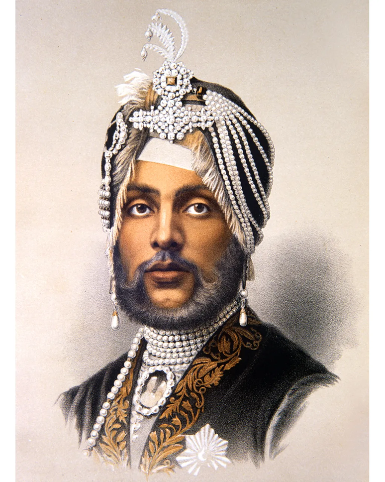 O famoso diamante Koh-i-Noor pertenceu ao maraj&aacute; Duleep Singh e, mais tarde, &agrave; rainha Vit&oacute;ria