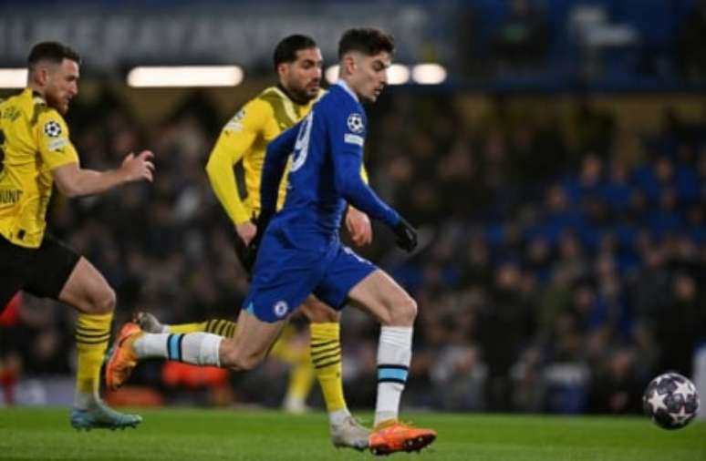 Havertz marcou o gol da classificação do Chelsea (Foto: GLYN KIRK / IKIMAGES / AFP)