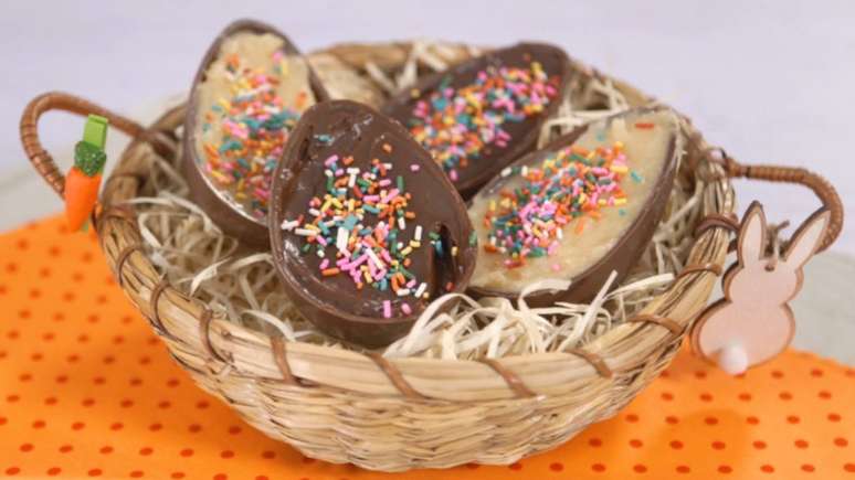 Miniovo de P&aacute;scoa recheado