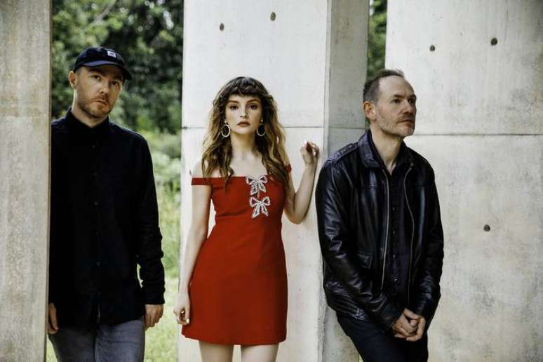 Martin Doherty, Lauren Mayberry and Iain Cook - left to right - are part of the band Chvrches. Martin Doherty, Lauren Mayberry and Iain Cook - left to right - are part of the band Chvrches.