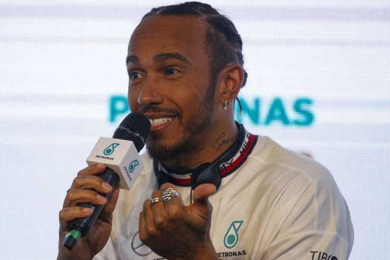 Lewis Hamilton passou por detector de mentira (Foto: Miguel Schincariol / AFP)