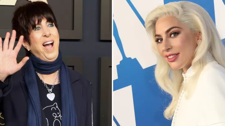 Diane Warren (esq.) é indicada ao Oscar pela 14ª vez com a música Applause – mesmo título de outra música que já foi interpretada por uma de suas concorrentes ao prêmio deste ano, Lady Gaga