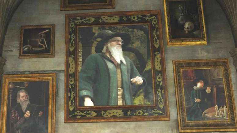 Game tem homenagem ao ator que interpretou Dumbledore 