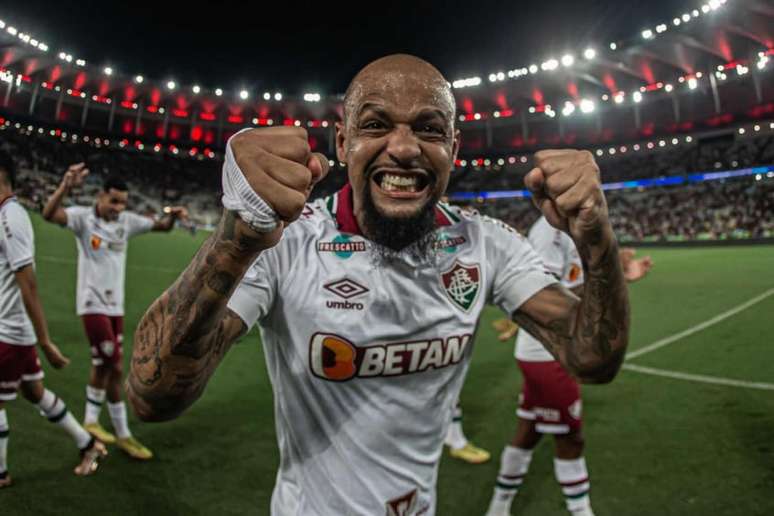 Segundo árbitro, Felipe Melo o teria chamado de 'safado' e 'mau caráter' (MARCELO GONÇALVES / FLUMINENSE FC