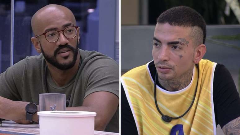 Ricardo e MC Guimê no 'BBB 23'. Reprodução/Globo