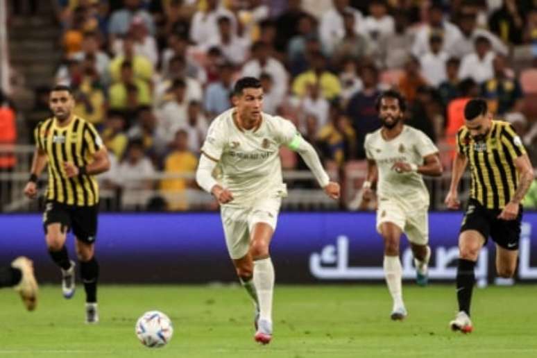 Al-Nassr de Cristiano Ronaldo foi derrotado nesta quinta-feira (Foto: AFP)