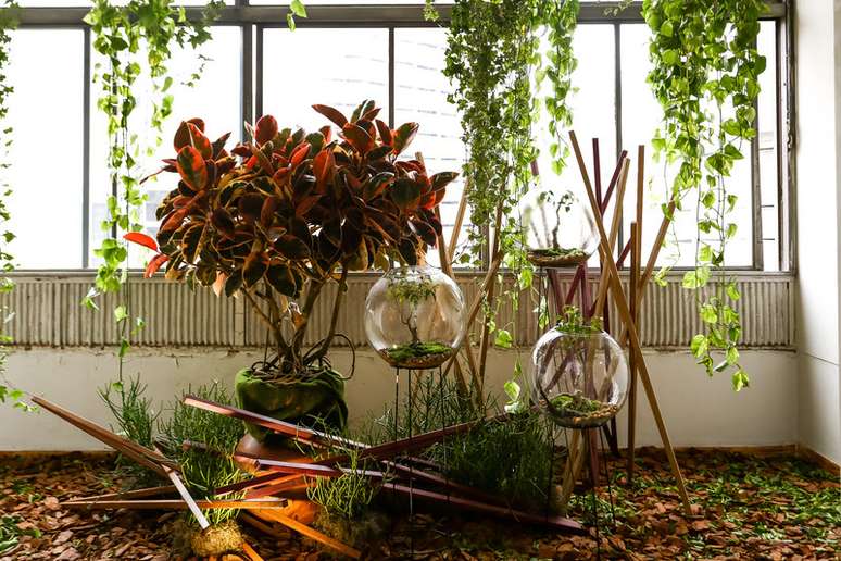 Instala&ccedil;&otilde;es da 12&ordf; Semana de Design de S&atilde;o Paulo, idealizado pela Soma&uacute;ma no Edif&iacute;cio Virg&iacute;nia.