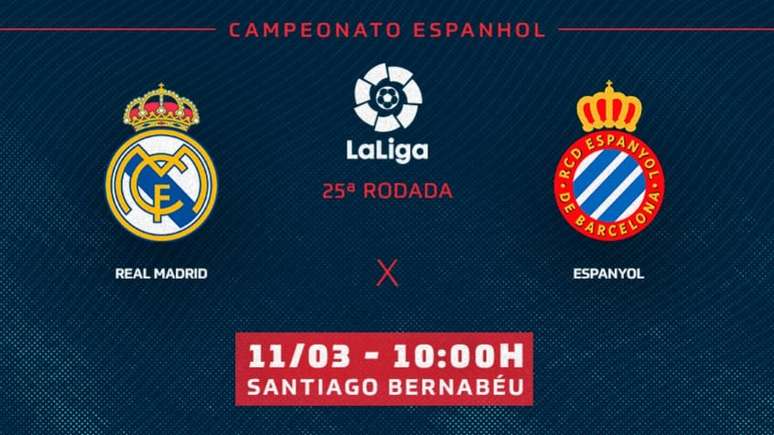 Onde assistir ao vivo o jogo do Real Madrid hoje, sábado, 8; veja horário