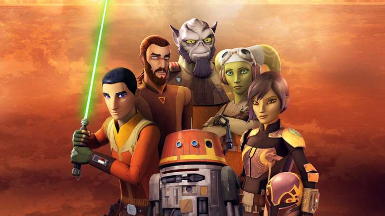 Os personagens principais de Star Wars: Rebels