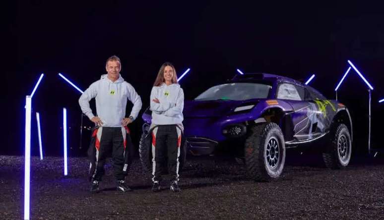 Loeb, champion in 2022 with Cristina Gutiérrez, is no longer part of Lewis Hamilton's team (Image: Disclosure / Extreme E)