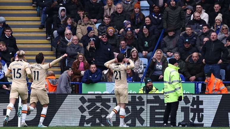 Chilwell marcou o primeiro gol da vitória do Chelsea (DARREN STAPLES / AFP)