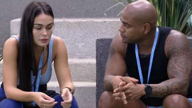 Larissa e Cézar no 'BBB23'