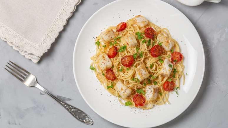 Cod pasta to differentiate the weekend menu