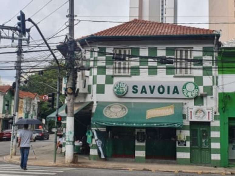 The Savoiá headquarters are located in front of the Palmeiras stadium (Photo: Izabella Giannola/ LANCE!)