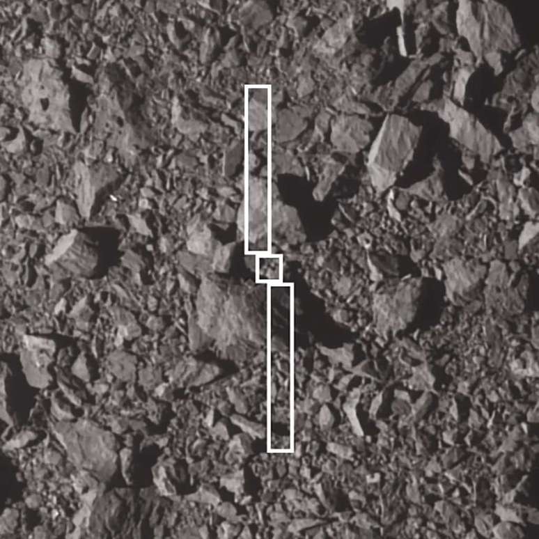 Depiction of DART mission probe to asteroid Dimorphos (Image: Reproduction/NASA, Johns Hopkins APL, DART)