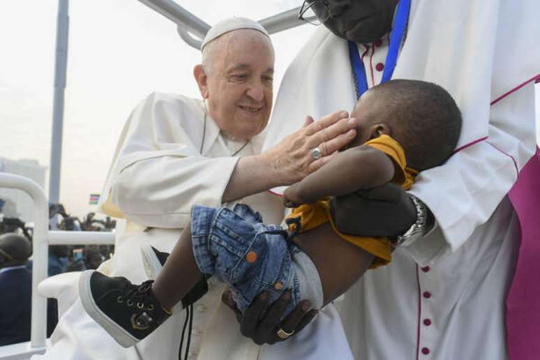 Papa Francisco em visita a Juba, capital do Sudão do Sul