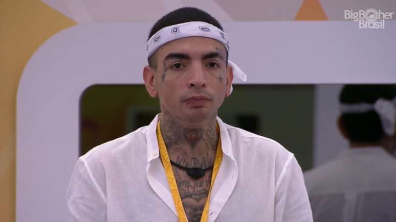 MC Guimê no 'BBB 23'. Reprodução/Globoplay