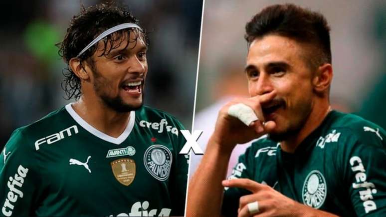 Gustavo Scarpa e Willian Bigode foram companheiros no Palmeiras (Foto: Divulgação/ Palmeiras)