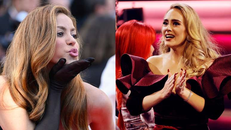 During the show, Adele gives a funny answer when talking about Shakira’s performance: ‘Her ex is in trouble’