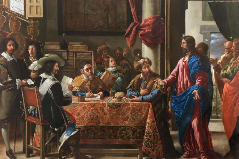Entre as obras mais conhecidas de Pareja está A Vocação de São Mateus, de 1661; o artista aparece em autorretrato no lado esquerdo da tela
