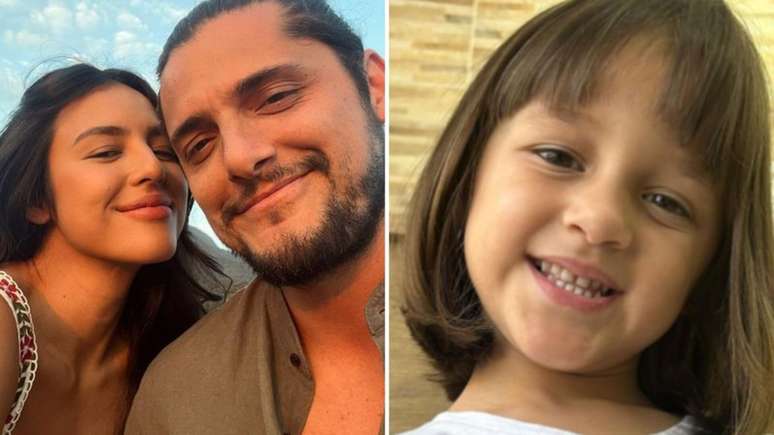 A filha do casal Yanna Lavigne e Bruno Gissoni