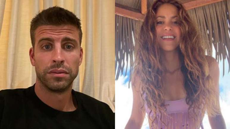 Gerard Piqué e Shakira. Reprodução/ Instagram