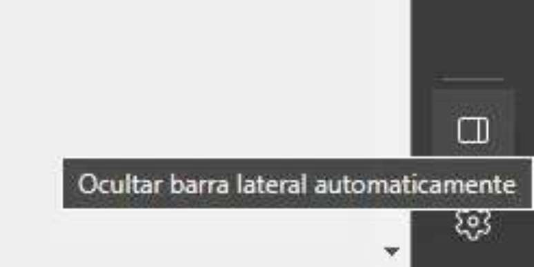 The option is at the bottom of the sidebar, just above the settings icon (Image: Alveni Lisboa/Canaltech) The option is at the bottom of the sidebar, just above the settings icon (Image: Alveni Lisboa/Canaltech)