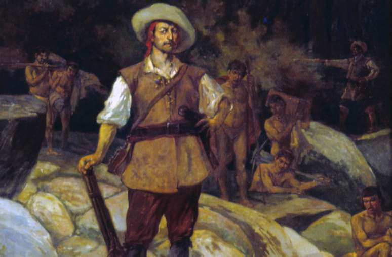 Obra "Ciclo da ca&ccedil;a ao &iacute;ndio", de Henrique Bernardelli, est&aacute; abrigada no Museu Paulista