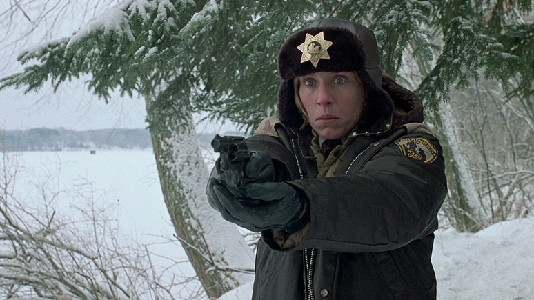 Francis McDormand em cena de Fargo.
