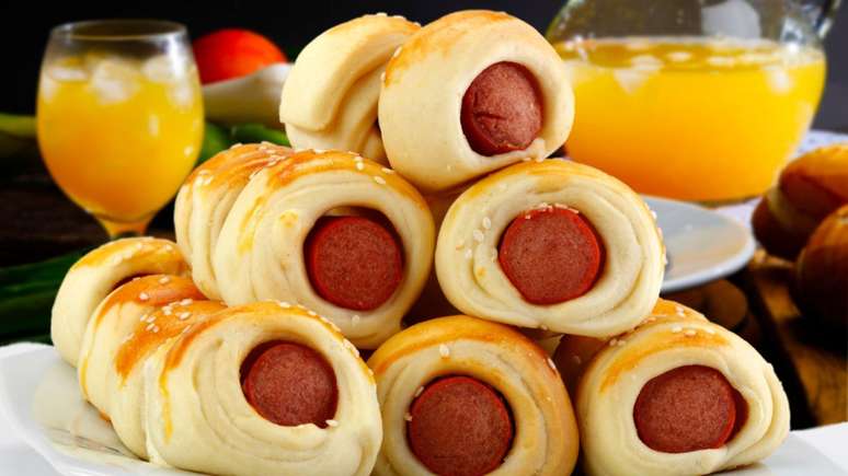 Enroladinho de salsicha