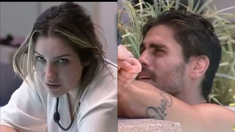 Amanda e Cara de Sapato no 'BBB 23'. Reprodução/ Globoplay