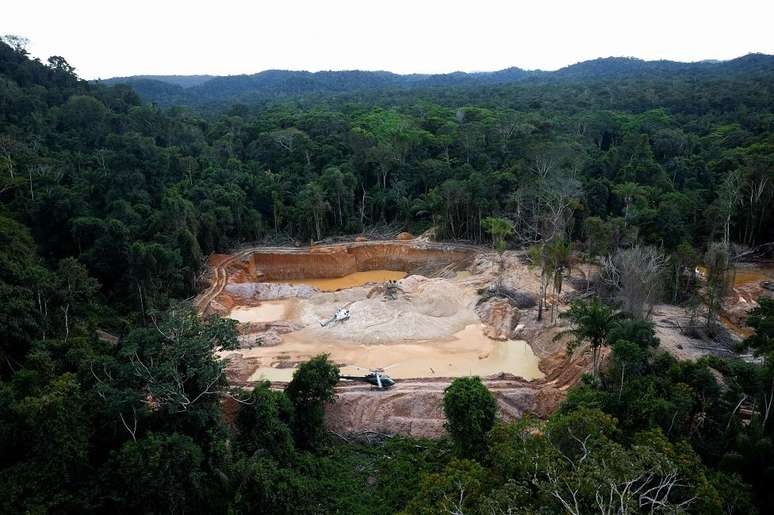 The encroachment of gold-miners on Yanomami lands has grown in recent years The encroachment of gold-miners on Yanomami lands has grown in recent years