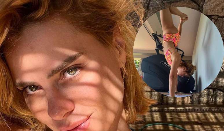 In a bikini, Carolina Dieckmann impresses with her childlike posture to meditate: “If I do this, I die”