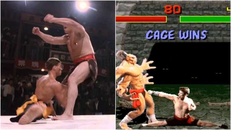 Johnny Cage é inspirado em Jean-Claude Van Damme.