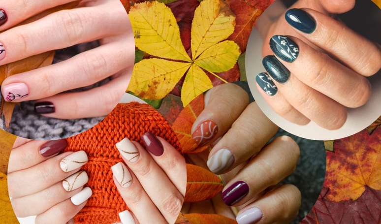 Unhas decoradas para o Outono! 20 fotos de nail arts que você vai querer usar na nova estação.