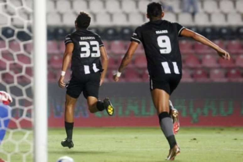 Eduardo e Tiquinho marcaram em vitória (Foto: Vítor Silva/Botafogo)