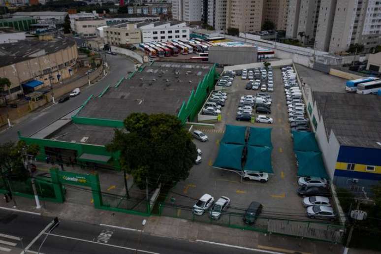 Pátio da Localiza em São Paulo; com entrada no mercado mexicano, Localiza espera consolidar sua posição como líder do setor na região.