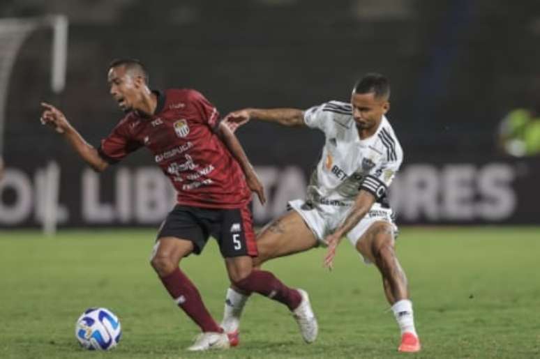 Allan em ação pelo Galo na Libertadores deste ano, contra o Carabobo (VEN) (Foto: Pedro Souza/Atletico)