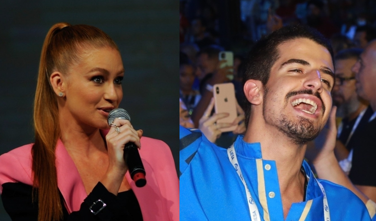 Is it rolling?  Marina’s friends Ruy Barbosa and Enzo Celular expose the details of their relationship