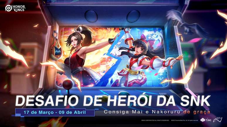 Heroínas da SNK chegarão ao Honor of Kings