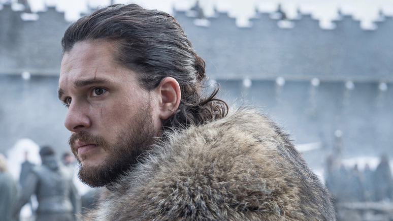 Kit Harington como Jon Snow em cena da 8ª temporada.