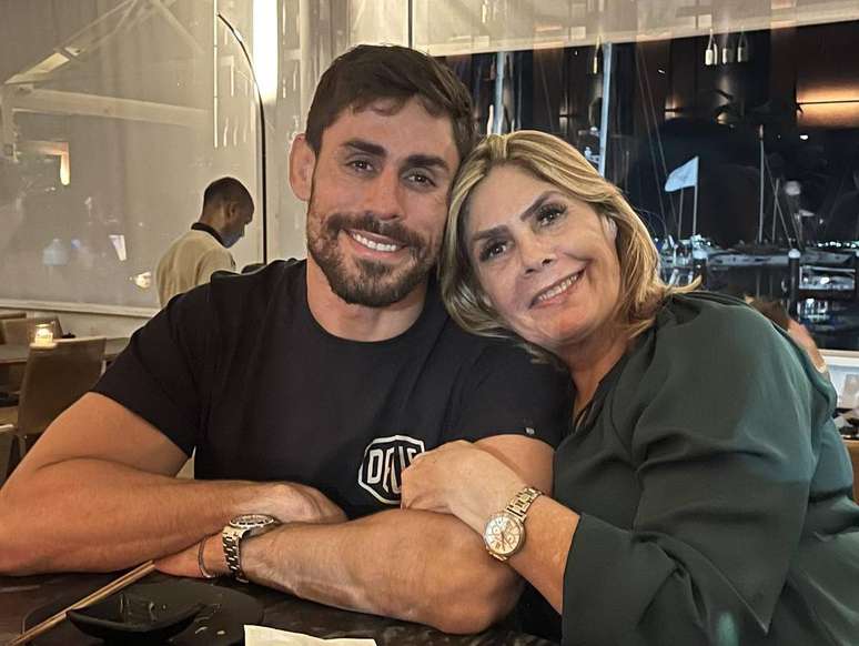 Cara de Sapato e sua mãe Wilma Teresa Monteiro