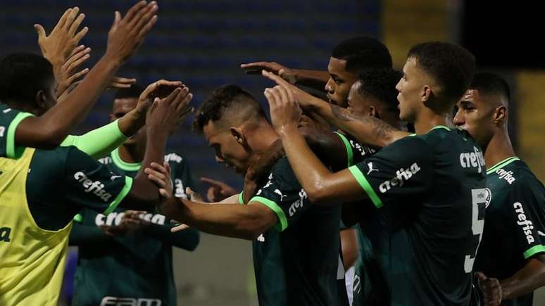 Time sub-20 do Palmeiras venceu o Goiás por 3 a 1 nesta quinta. (Foto: Divulgação)