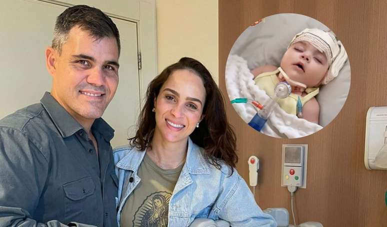 Letícia Cazarré disse que a filha Maria Guilhermina ficará mais dias no hospital.