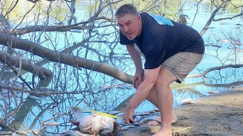 Menindee resident Graeme McCrabb described the fish kills as 