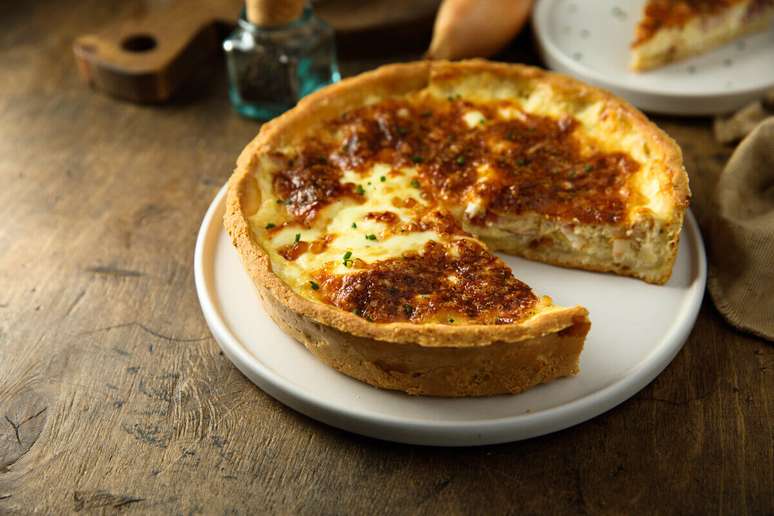 Quiche de queijo 