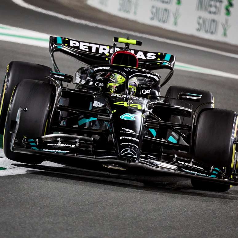Lewis Hamilton no no GP da Arábia Saudita