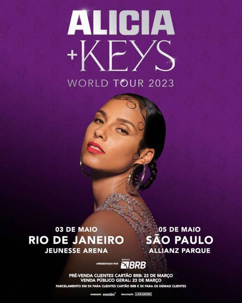 alicia keys tour 2023 brasil